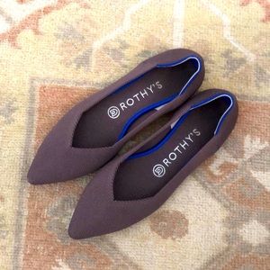 Rothy’s The Point Flat in Plum